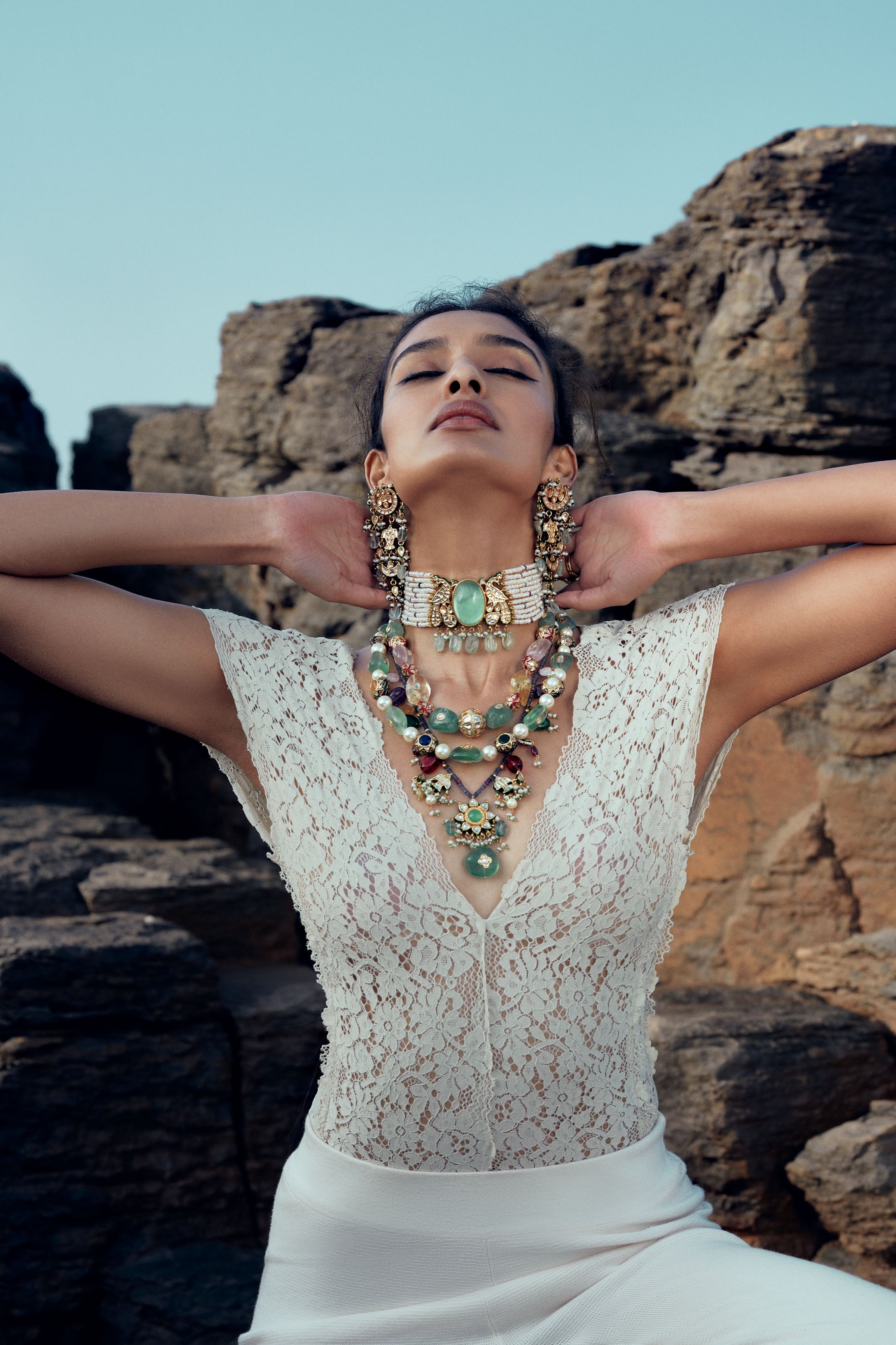 Chokers & Necklace - Fusion