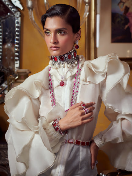 Chokers & Necklace - Diamonte