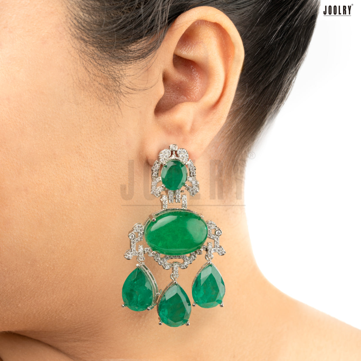 The green joyeria necklace set