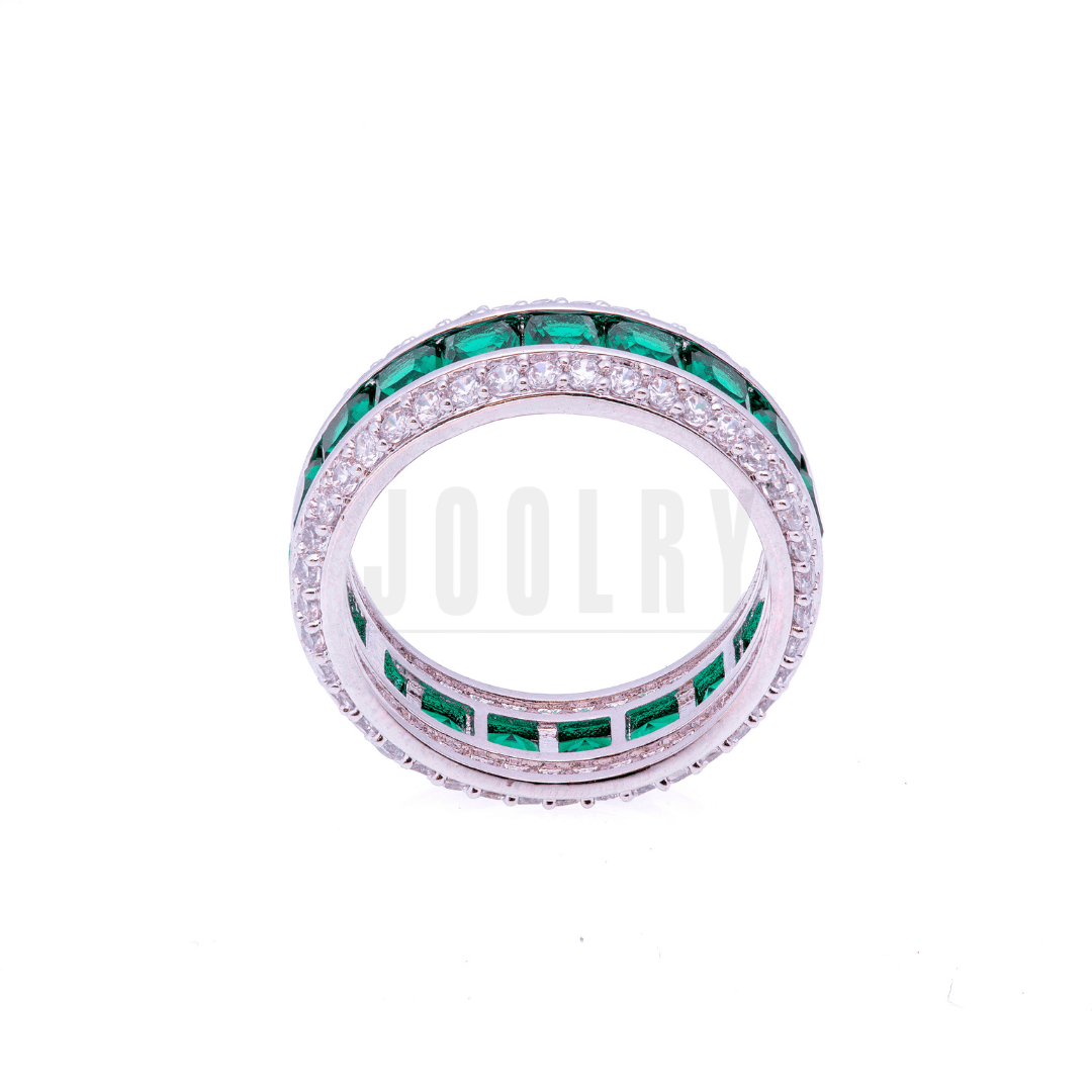 Coloured Hoop ring