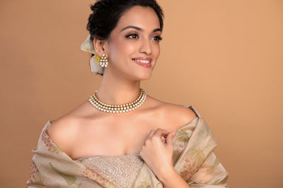Asma Polki Necklace Set