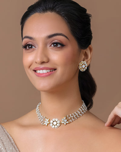 Yami Moissanite Choker Set