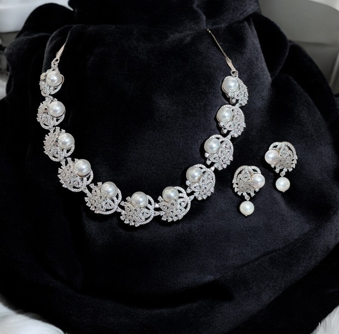 Merissa Pearl Choker Set