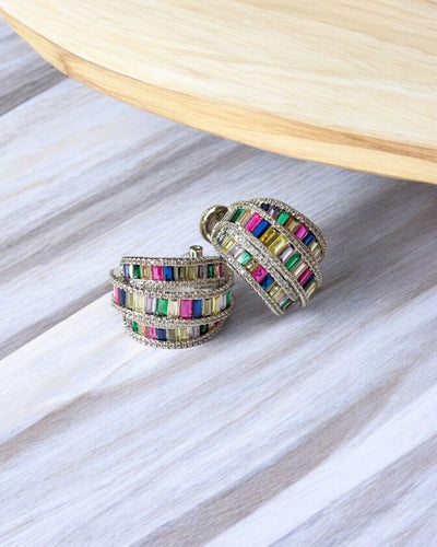 Elsa baguette hoops