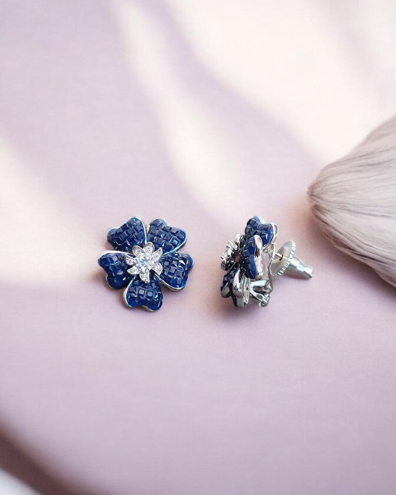 Premium invisible Flower earrings