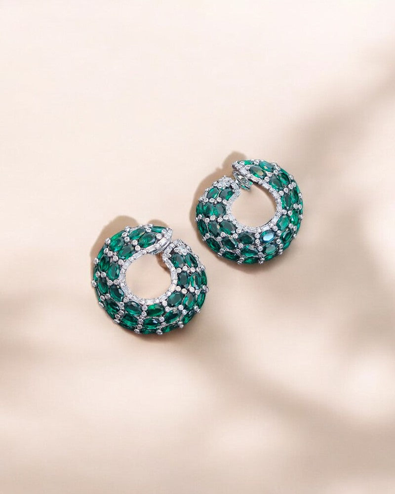 TWIRL DIAMONTE HOOPS