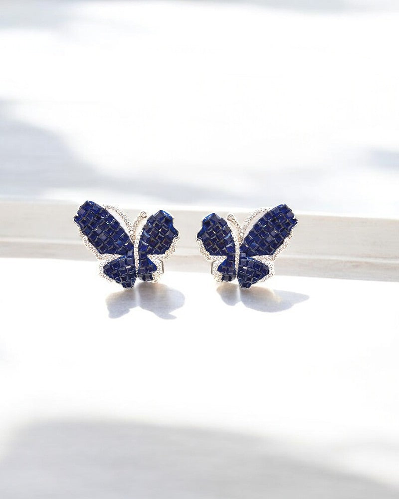 Butterfly Colored Studs