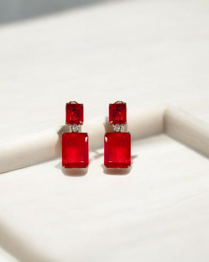 Diana Rectangle Doublet Earrings