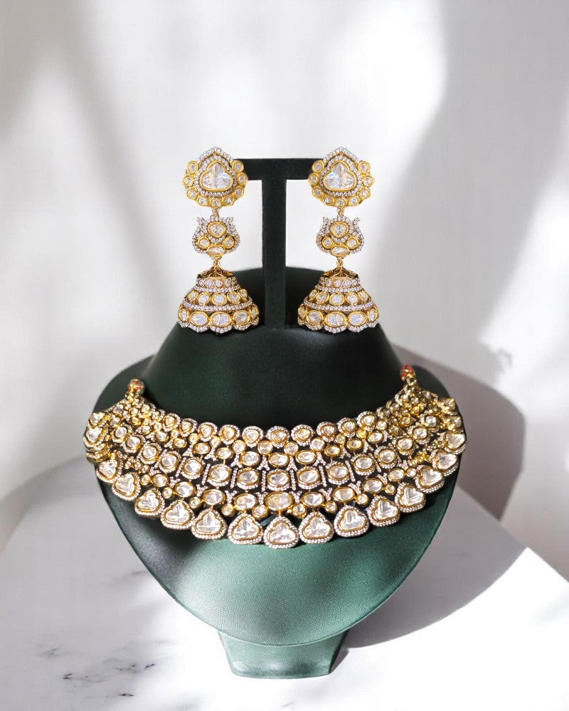 Zehra Moissanite Necklace Set