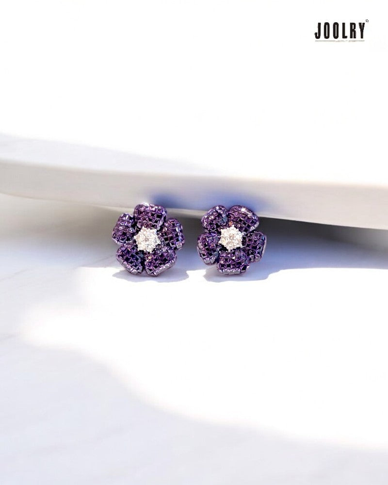 Dual floral stud