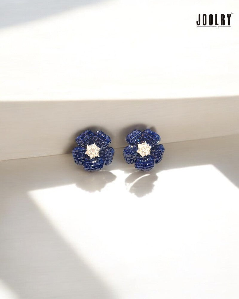 Dual floral stud