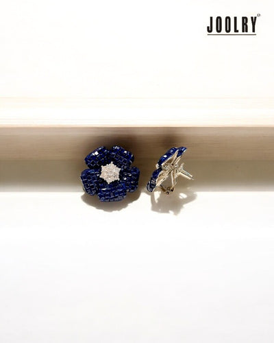 Dual floral stud