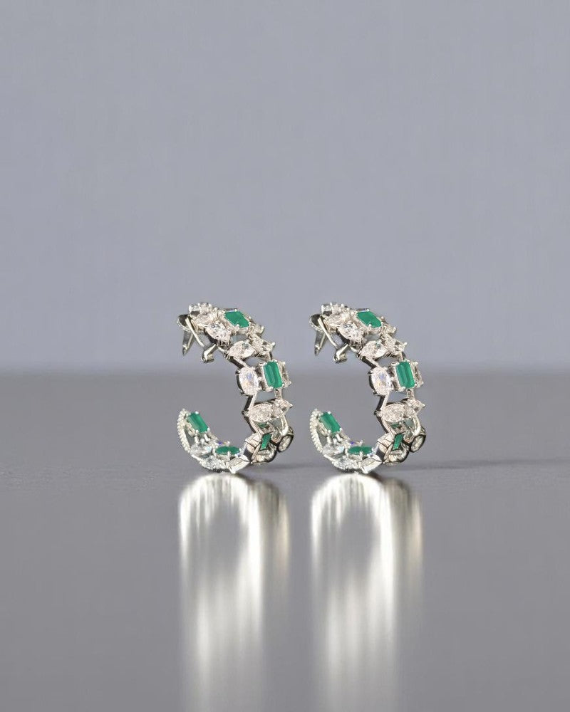 Exclusive Diamonte Hoops