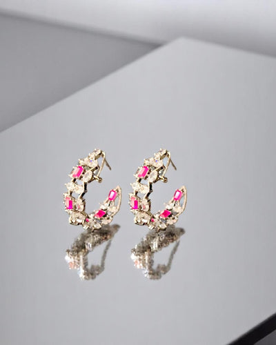 Exclusive Diamonte Hoops