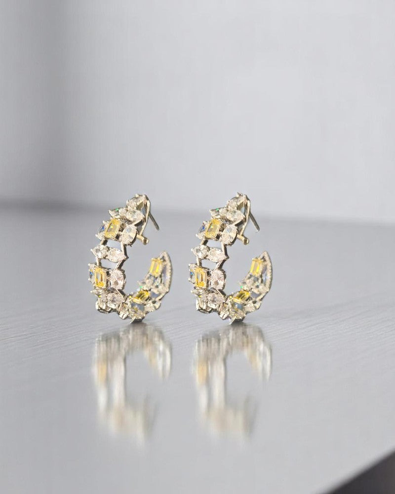 Exclusive Diamonte Hoops