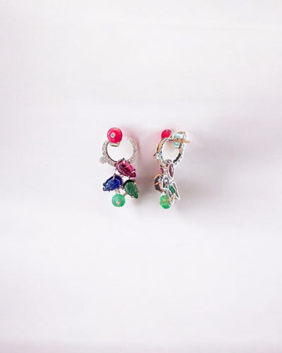 Craved Statement Dangle Earrings