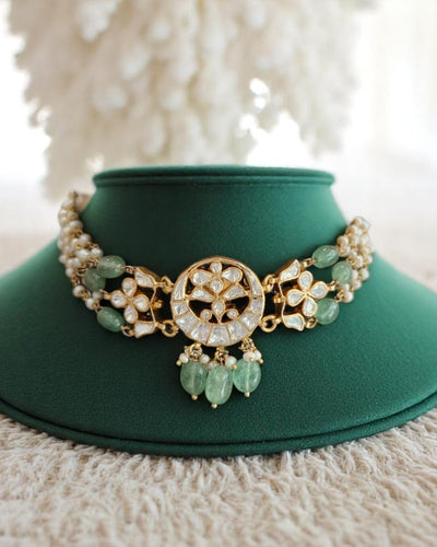 Kajol Moissanite Choker Set