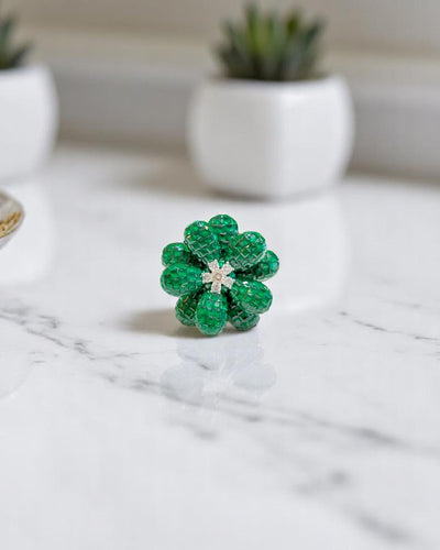 3D FLORAL RING