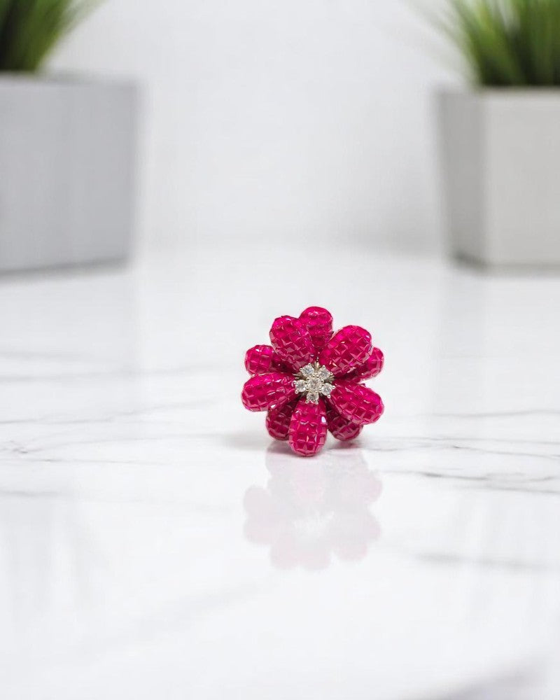 3D FLORAL RING