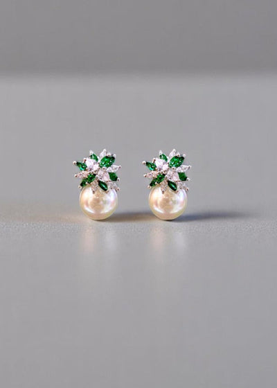 Royal Bloom Pearl Stud's