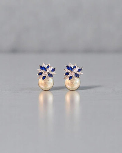 Royal Bloom Pearl Stud's