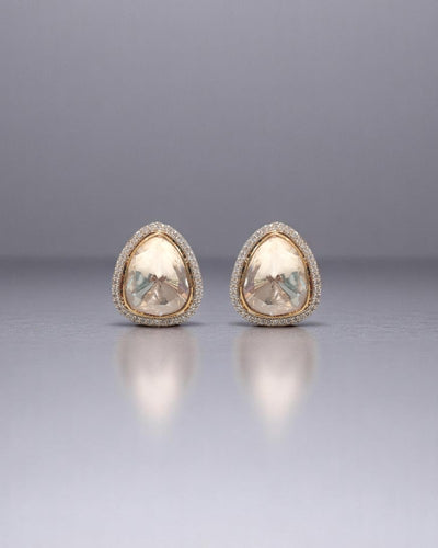 Remi Moissanite Polki Stud's