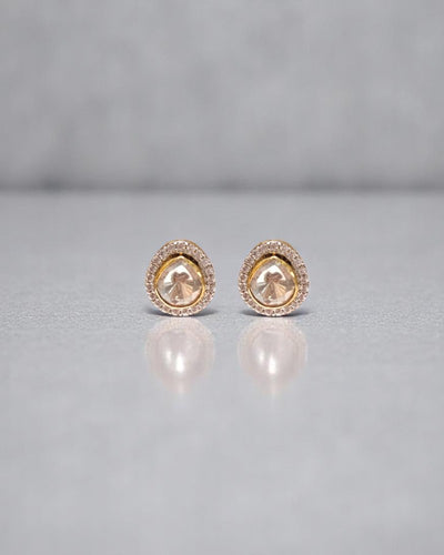 Remi Moissanite Polki Stud's