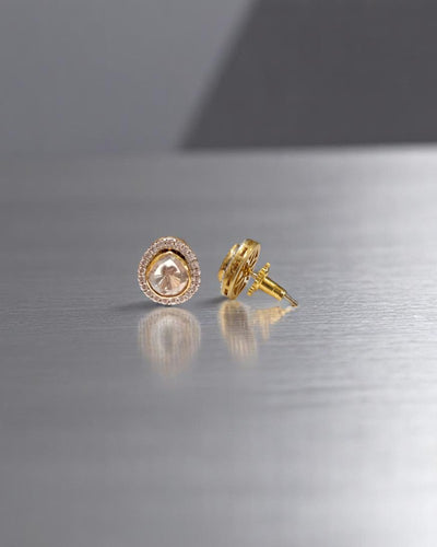 Remi Moissanite Polki Stud's