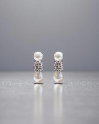 DUAL PEARL SOFIA EARRINGS