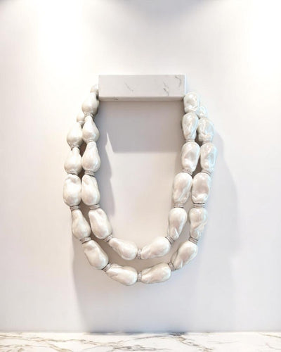 2 Line Baroque Pearl Necklace