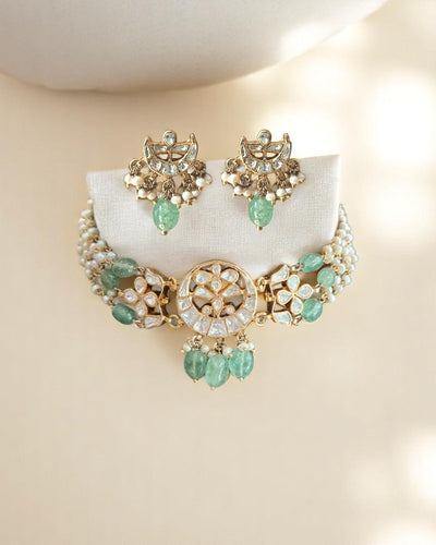 Kajol Moissanite Choker Set