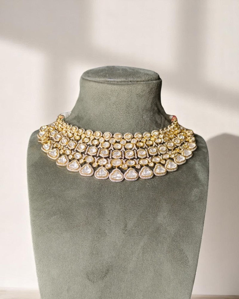 Zehra Moissanite Necklace Set