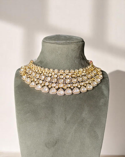 Zehra Moissanite Necklace Set