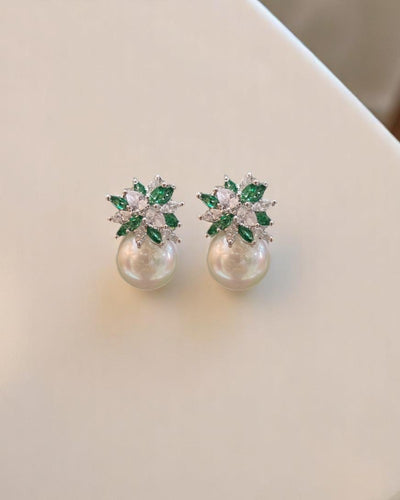 Royal Bloom Pearl Studs