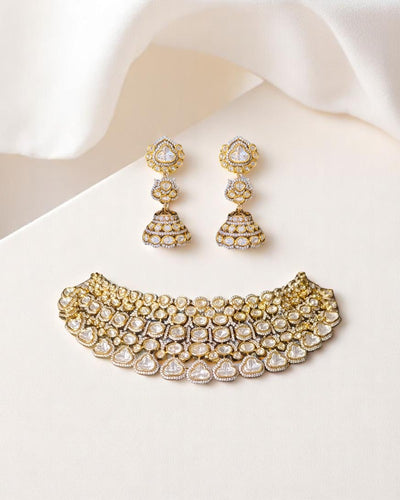 Zehra Moissanite Necklace Set