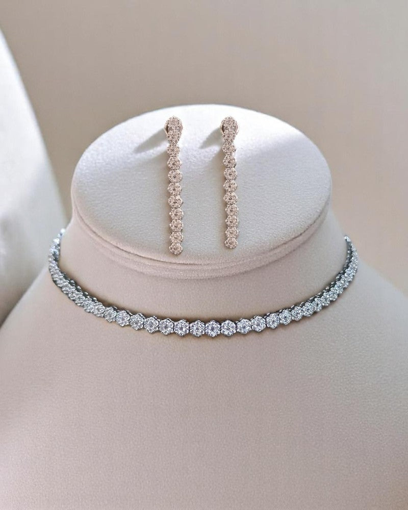 Flora Diamonte Choker Set
