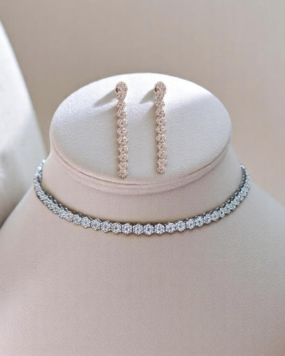 Flora Diamonte Choker Set