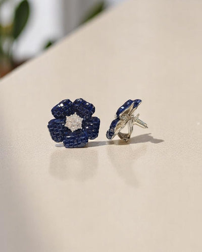 Dual Floral Stud
