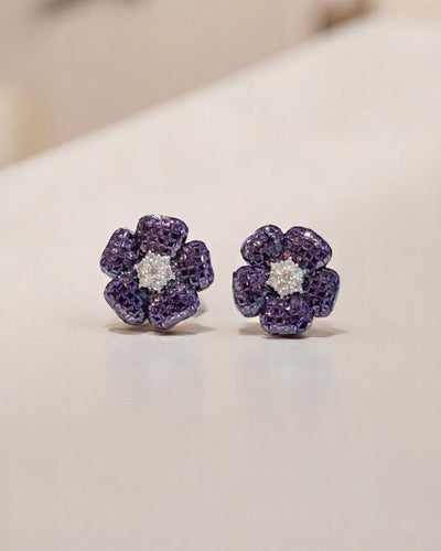 Dual Floral Stud