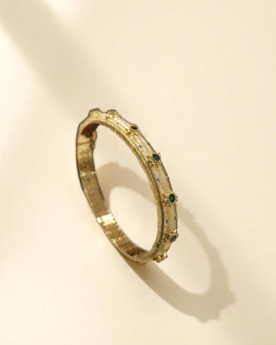Textured Gold Premium Bangles