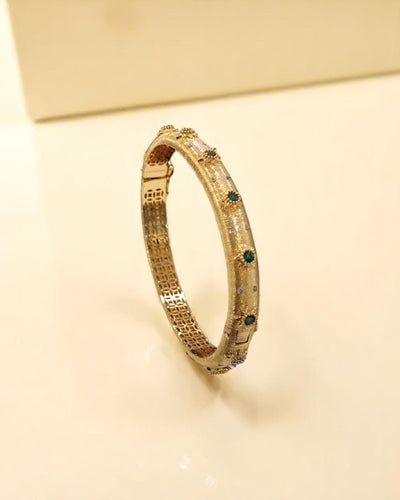 Textured Gold Premium Bangles