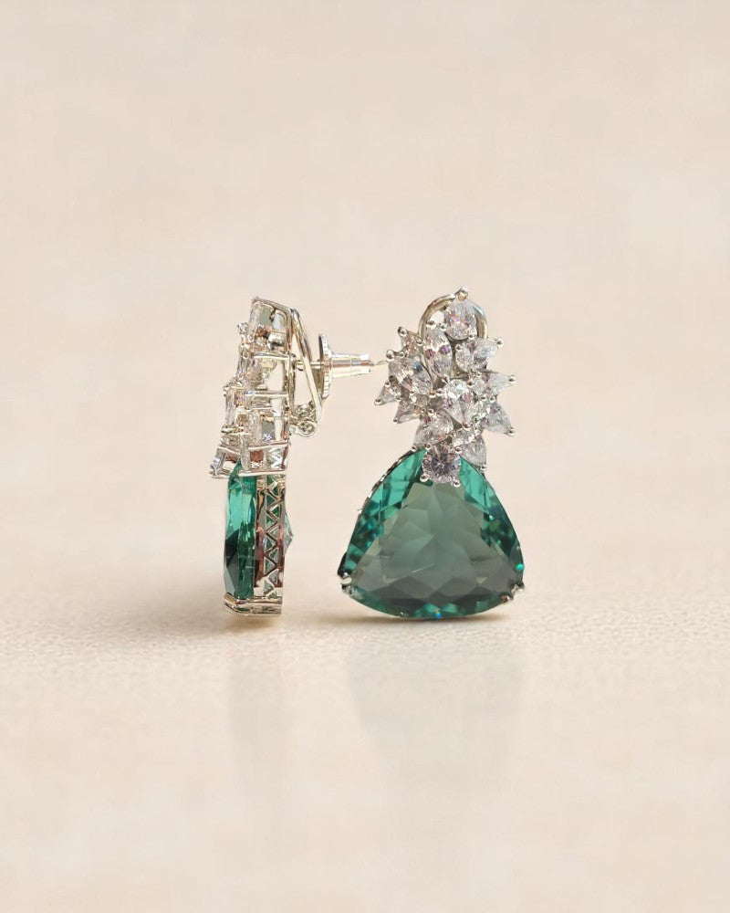 Triangular Drop Earrings
