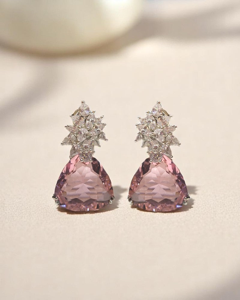 Triangular Drop Earrings