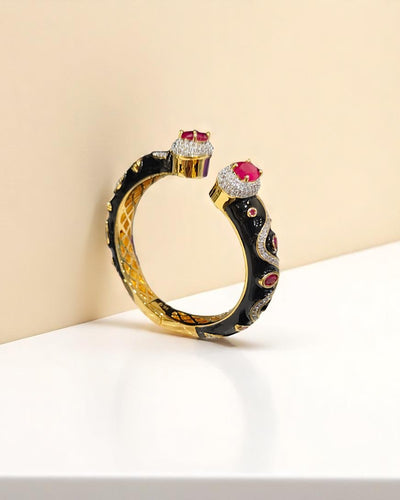 Glow Enamel Bangles