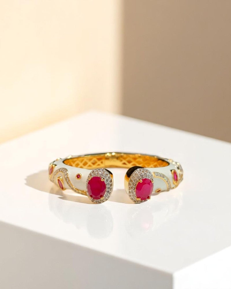 Glow Enamel Bangles