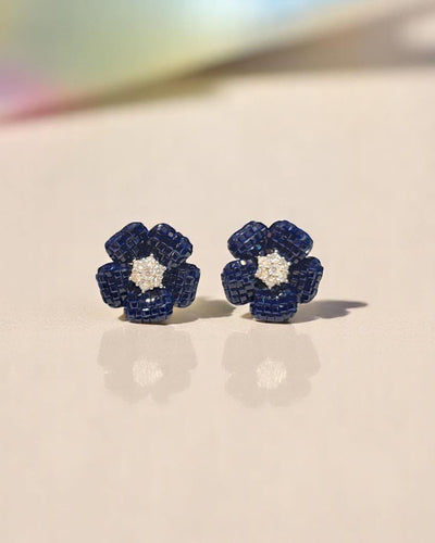 Dual Floral Stud