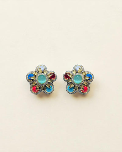 Multi Floral Stud's