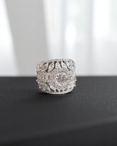 Maria Solitaire & Marquise Ring