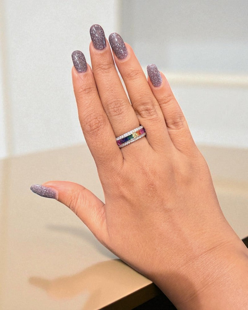 Rainbow Multi Color Ring