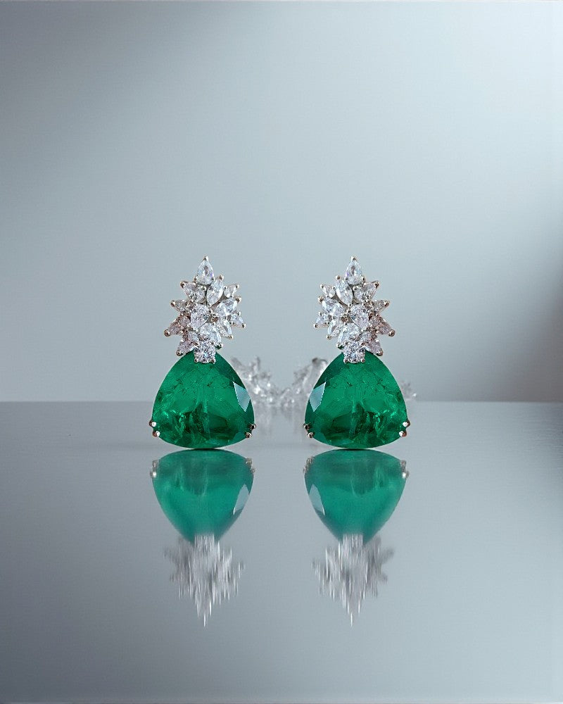 Triangular Drop Earrings
